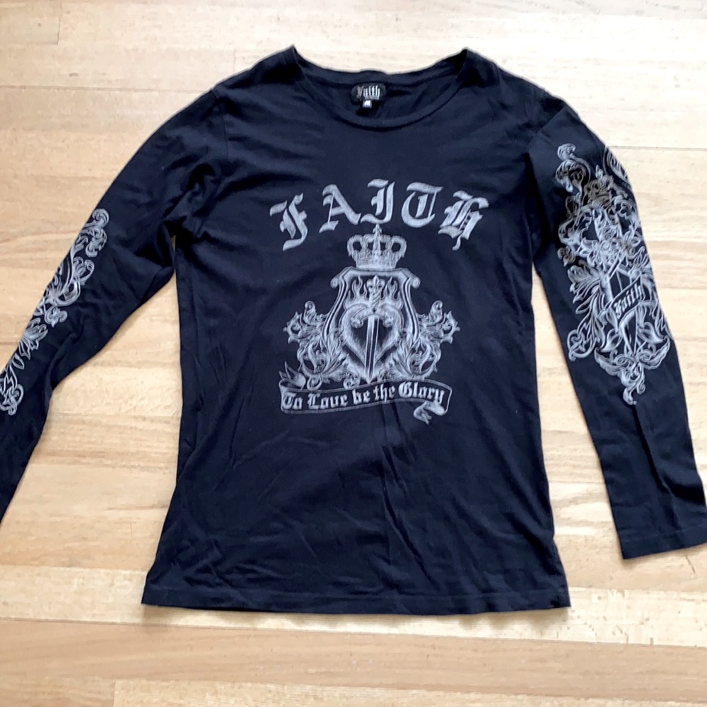FAITH Designer contemporary printed tee shirt